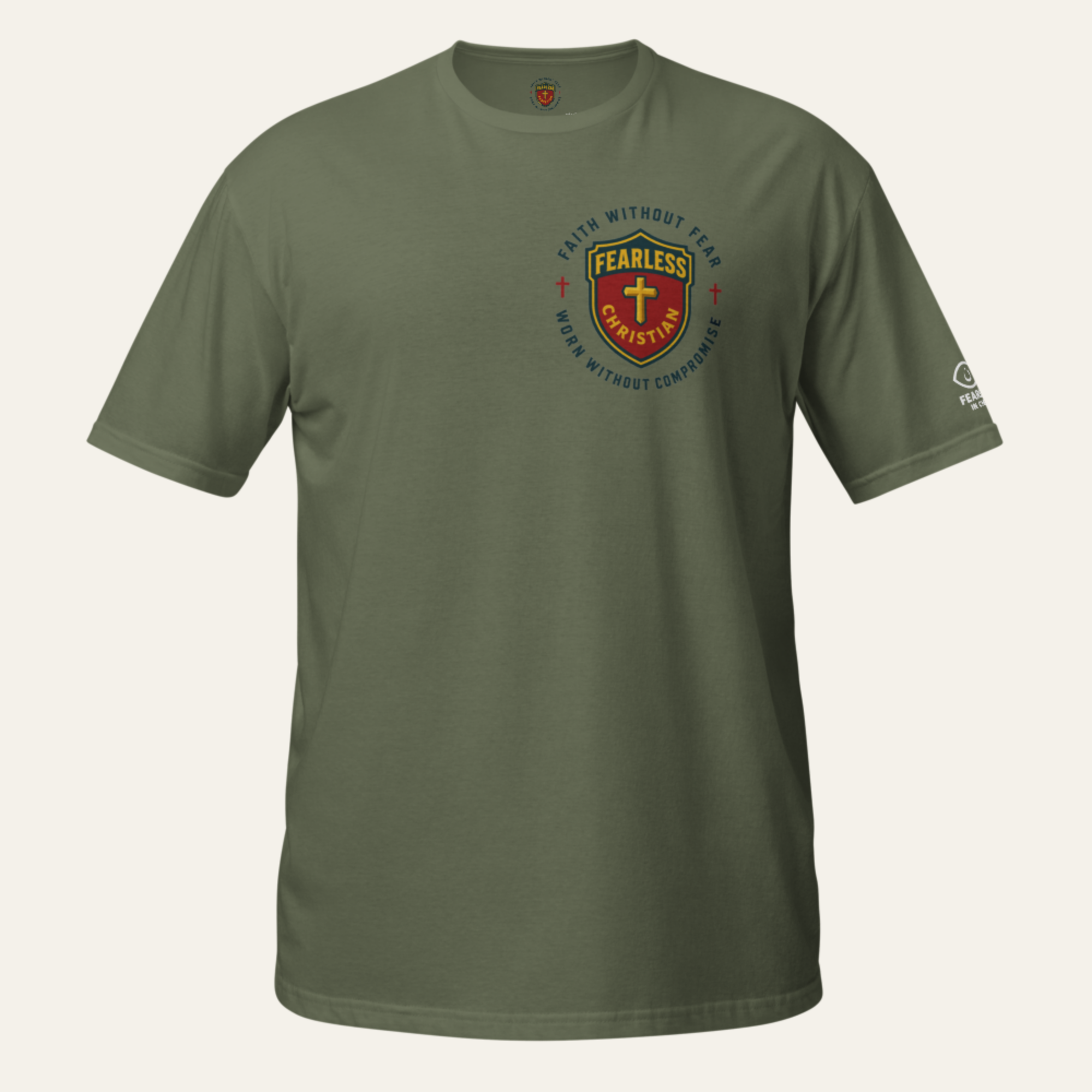 Faith Without Fear Shield T-Shirt